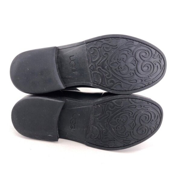 UGG Paxton Black Suede Rubber Rain Boots 7 - Picture 7 of 12